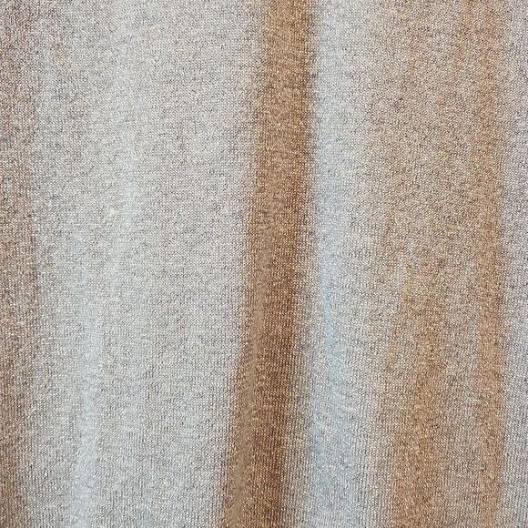 Michael Kors Turtleneck Sweater Long Sleeve Shirt Women's Size Small Silver NICE - Picture 9 of 12